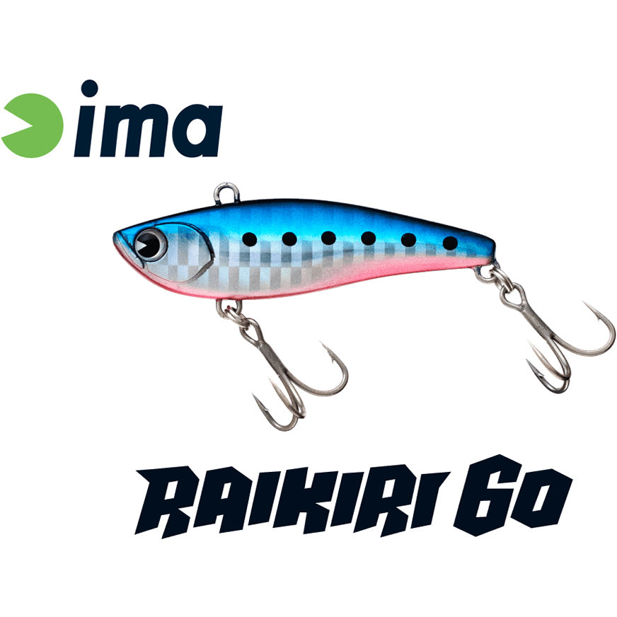Vobler IMA Raikiri Vibration 60, 012 Plated Sardines, 6.0cm, 11.0g