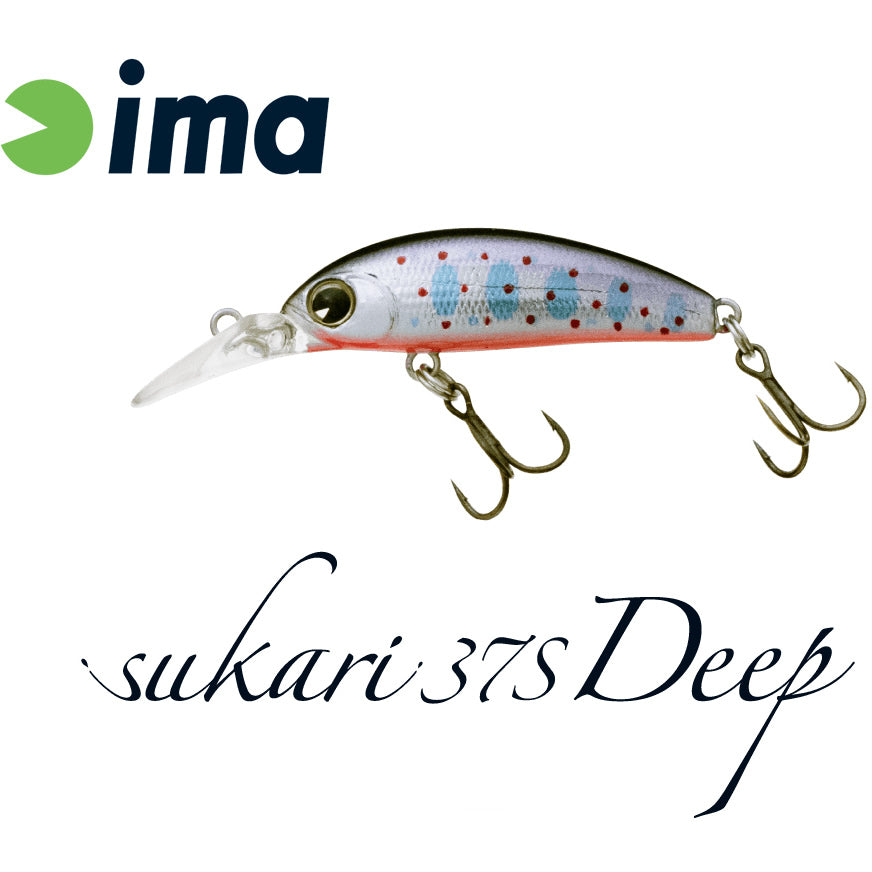 Vobler IMA Sukari 37S Deep, 006 Silver Black, 3.7cm, 3.0g