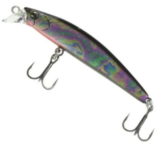 Vobler IMA Twing Minnow 60S Sinking, 008 Titanium Black Red Berry, 6cm, 6.5g, 1buc/pac