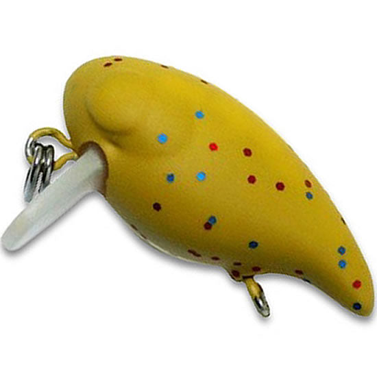 Vobler JACKALL Area Man Crank 22F, Mat Glitter Karashi, 2.2cm, 1.1g