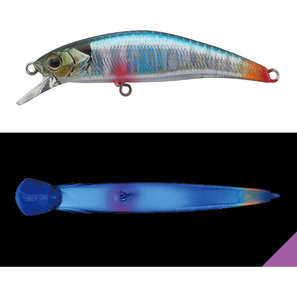 Vobler JACKALL Tricoroll Ryushin Knocker 63HW, Etchu Yukiyo Blue Back, 6.3cm, 7.6g