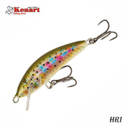 Vobler KENART Winner Flat, Culoare HRI, 4.5cm, 4g, 1buc/pac