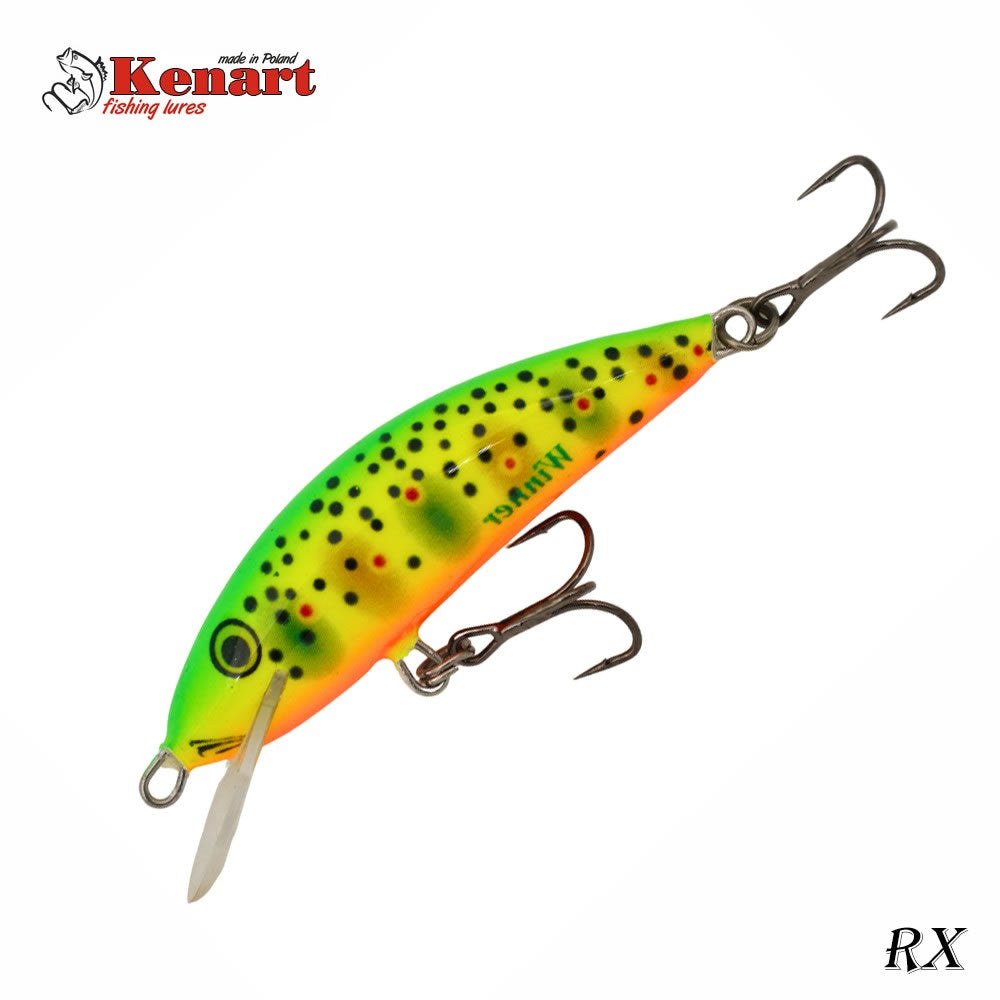 Vobler KENART Winner Flat, Culoare RX, 4.5cm, 4g, 1buc/pac
