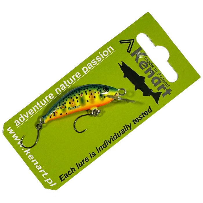 Vobler KENART Winner Jerkbait, gReen eXtra, 3.5cm, 4g