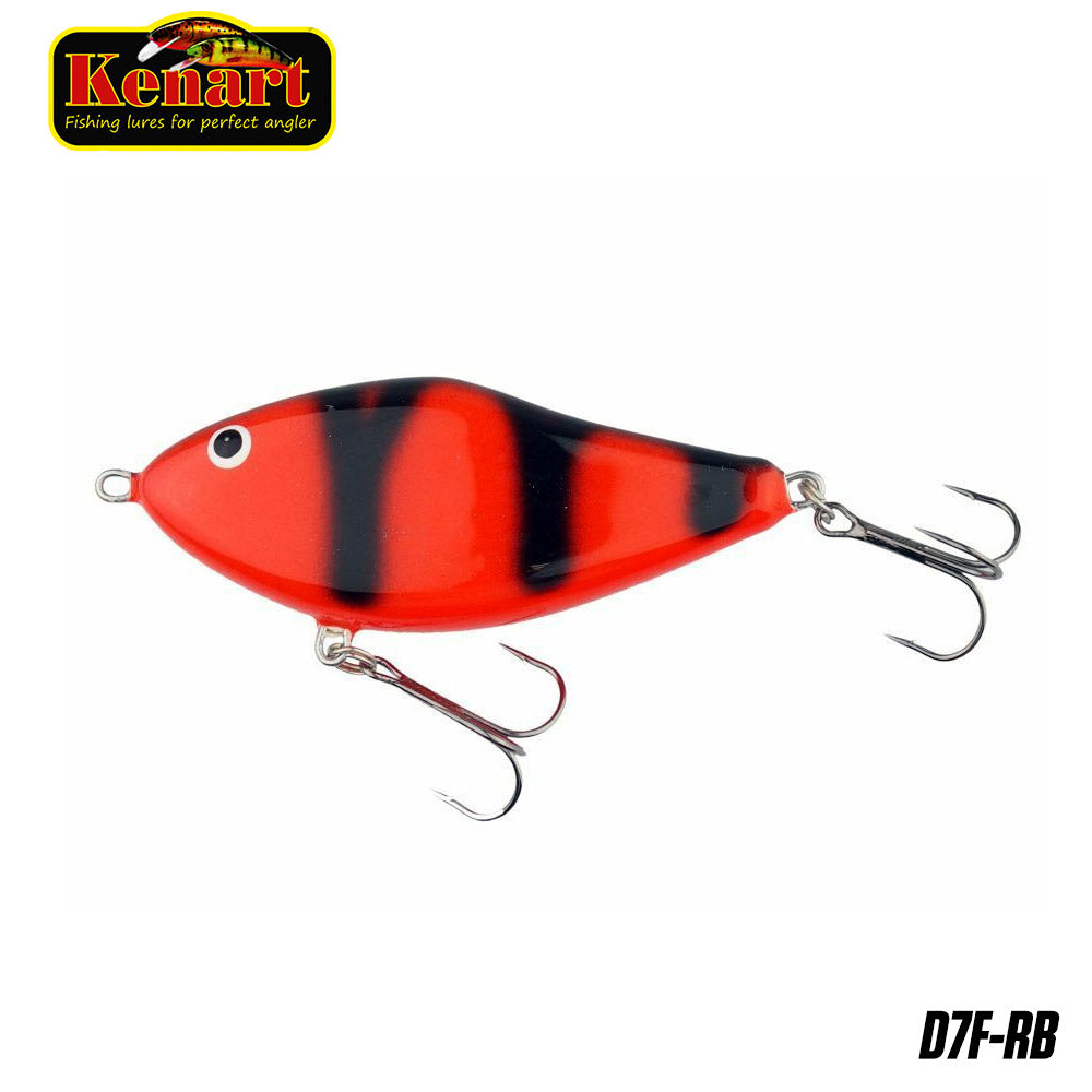 Vobler Kenart Dancer Floating 7cm 18gr Red Black  1buc