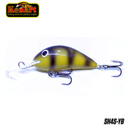 Vobler Kenart Shark Floating 4cm 4gr Yellow Black 1buc