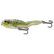 Vobler Live Target Frog Walking Bait, Green / Yellow, 10.5cm, 18g 