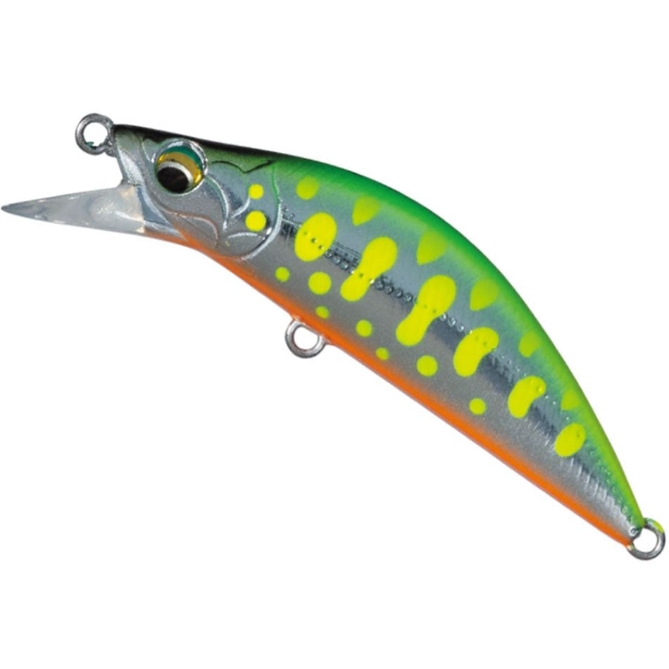 Vobler MAJOR CRAFT Finetail Eden 45SS, Lime Chart Yamame, 4.5cm, 3g