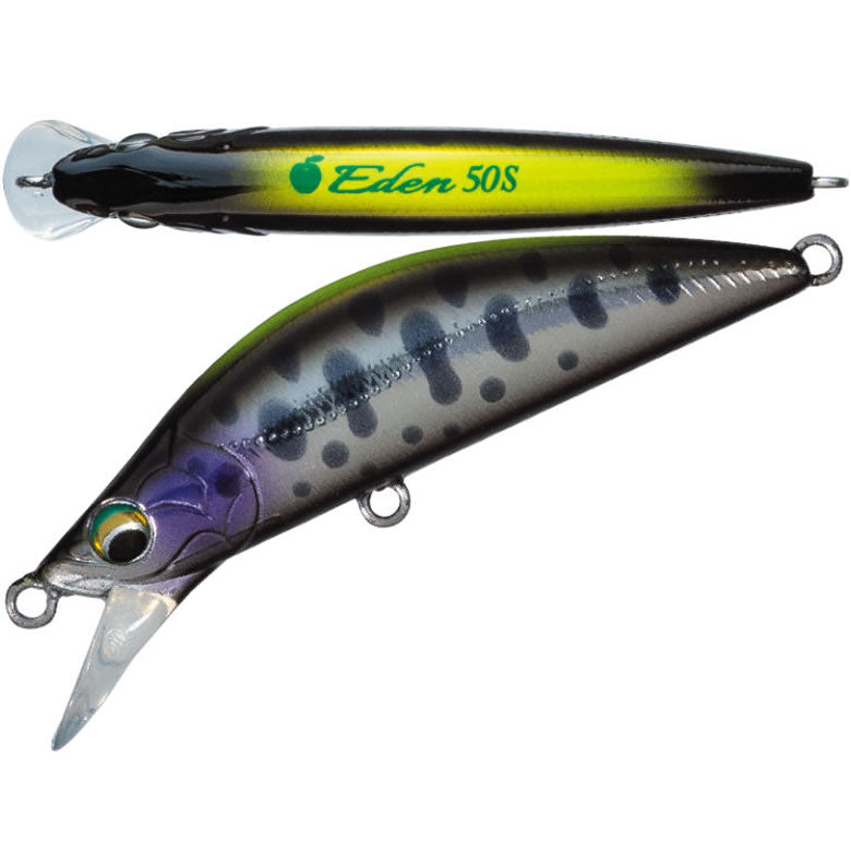 Vobler MAJOR CRAFT Finetail Eden 50H, CM Monochrome Yamame, 5cm, 5.5g