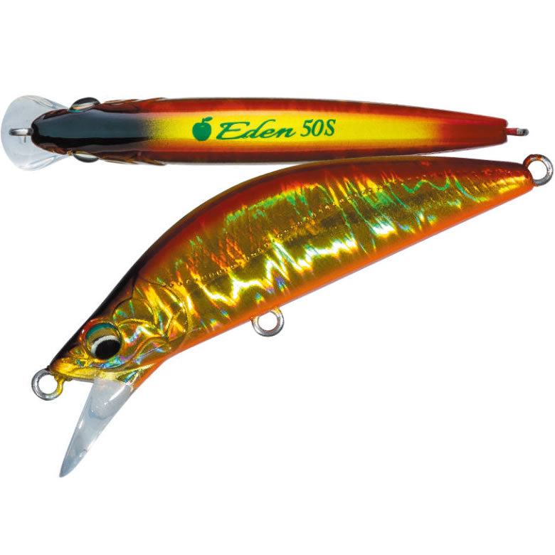 Vobler MAJOR CRAFT Finetail Eden 50S, Laser Red Gold, 5cm, 4.5g