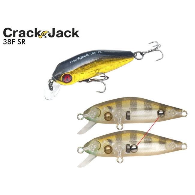 Vobler Pontoon21 Crack Jack 3.8cm 2.3g R44 F SR
