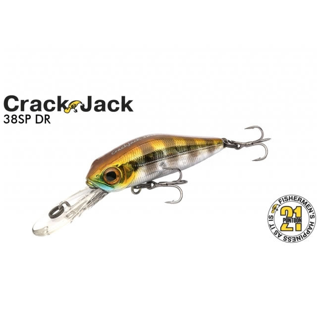 Vobler Pontoon21 Crack Jack 3.8cm 2.4g R43 SP DR
