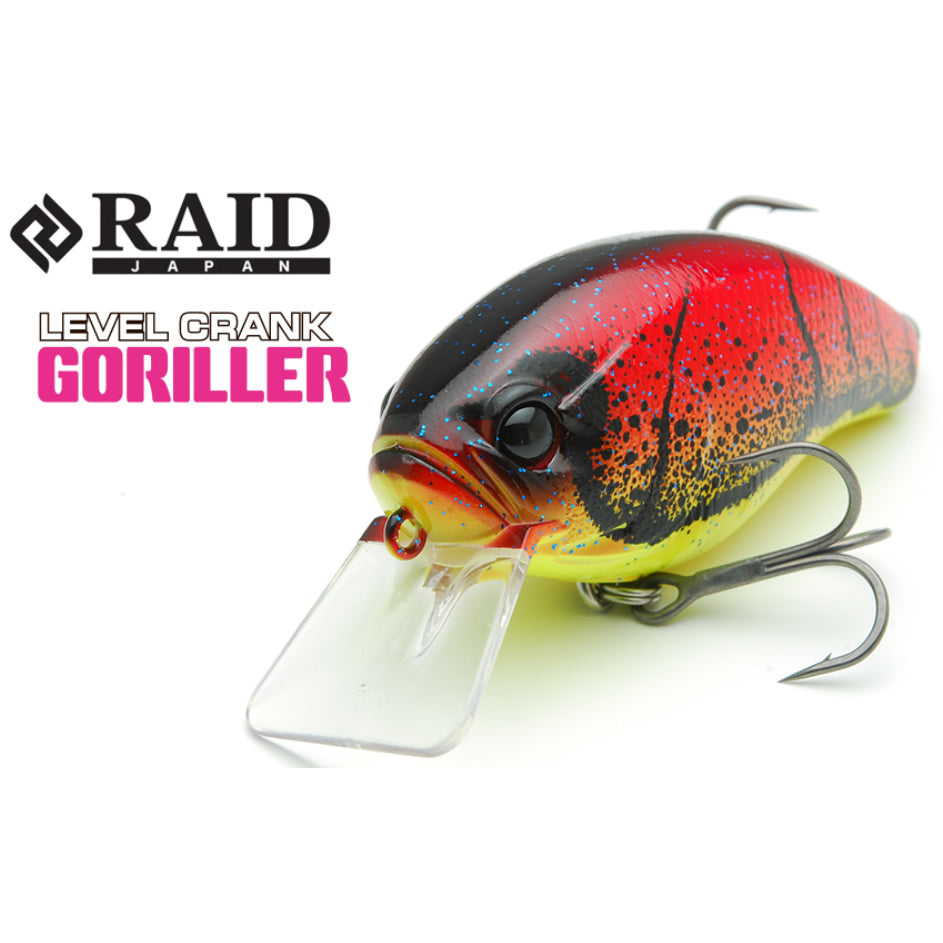 Vobler RAID JAPAN Level Crank Goriller, 003 Neon Back Chartreuse, 6.6cm, 17.5g