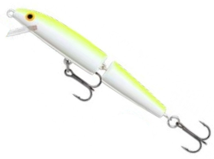 Vobler RAPALA Jointed, Silver Fluorescent Chartreuse UV / SFCU, 11cm, 9g