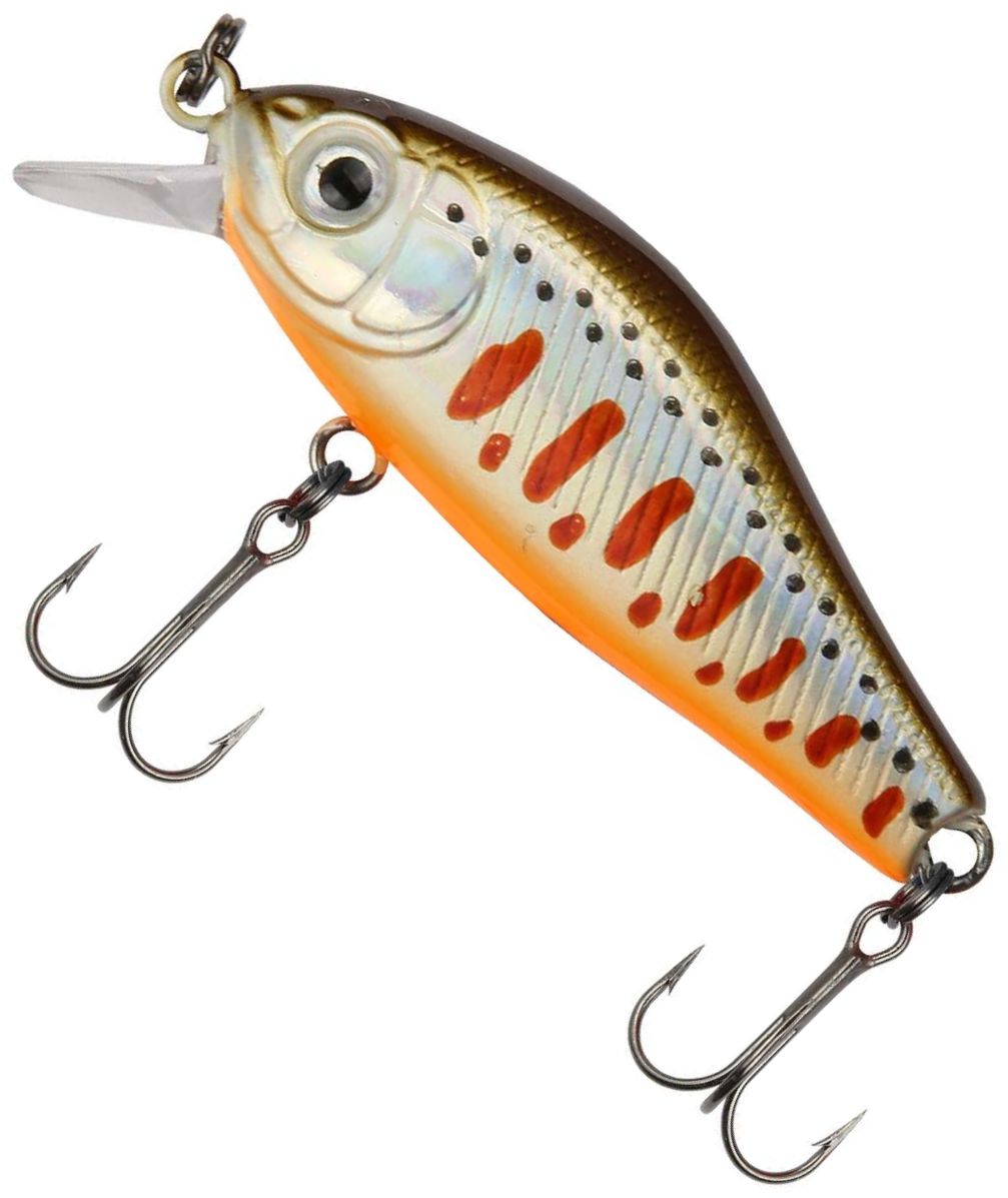 Vobler REIVA Pro Minnow Suspending, Silver Tiger, 4.3g, 4.5cm, 1buc/pac