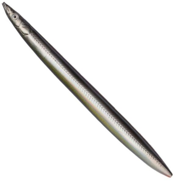 Vobler SAVAGE GEAR 3D Line Thru Sandeel, Black Ghost, 19g, 12.5cm, 1buc/pac