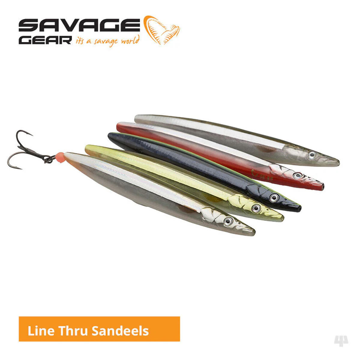 Vobler SAVAGE GEAR 3D Line Thru Sandeel, Motor Oil, 19g, 12.5cm, 1buc/pac