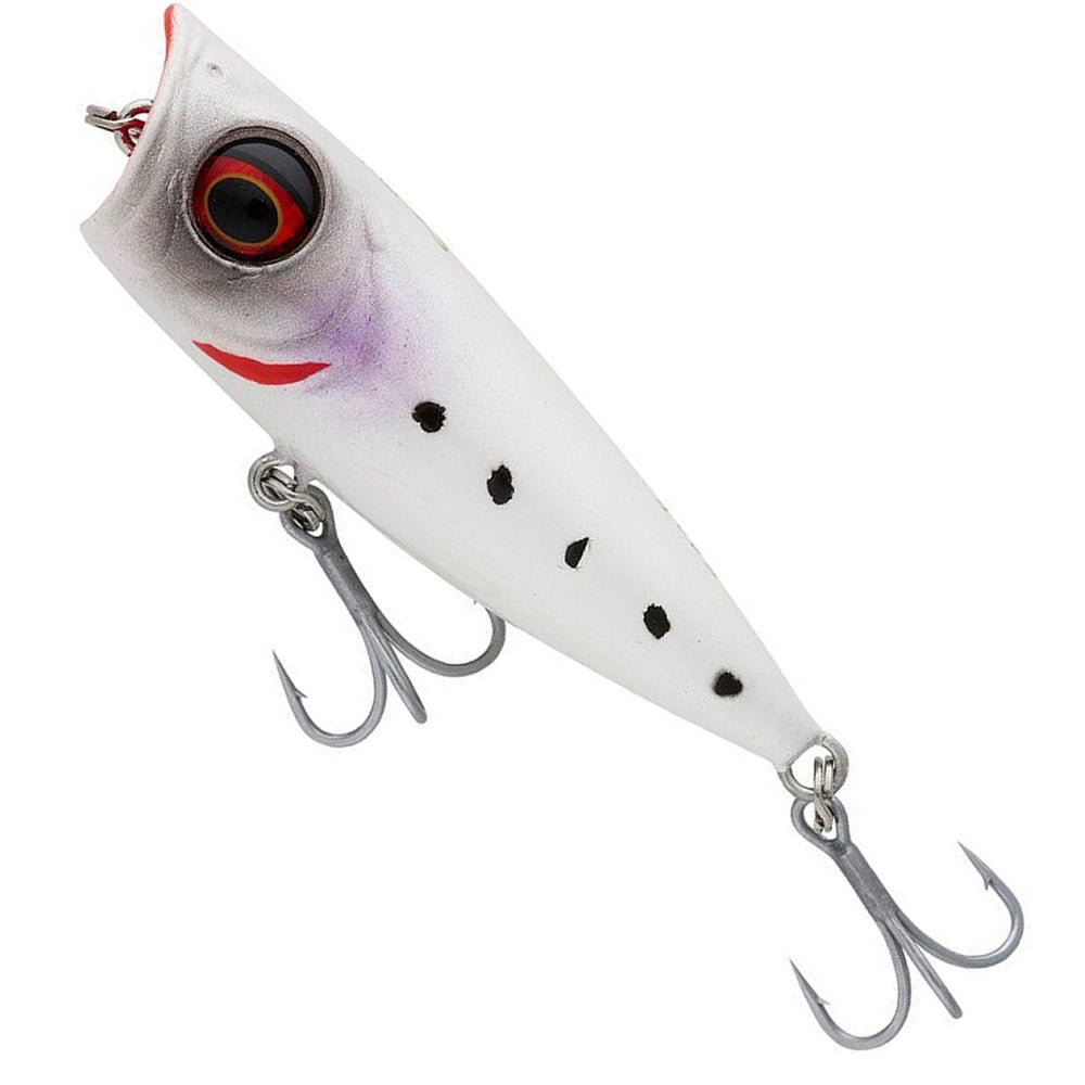 Vobler SAVAGE GEAR Micro Popper Snow White 1buc/pac