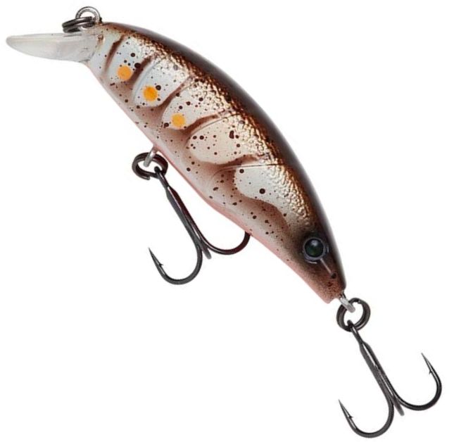 Vobler SAVAGE GEAR Suspending Lure 3D Shrimp Twitch Sr, Brown Shrimp, 5.2cm, 5.5g, 1buc/pac