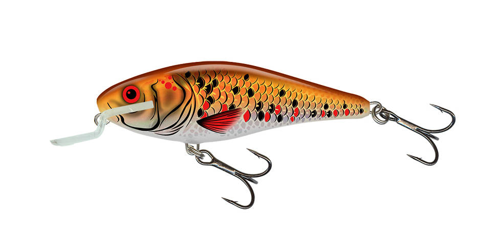Vobler Salmo Executor Shallow Runner Holographic Golden Back 9cm 14.5g