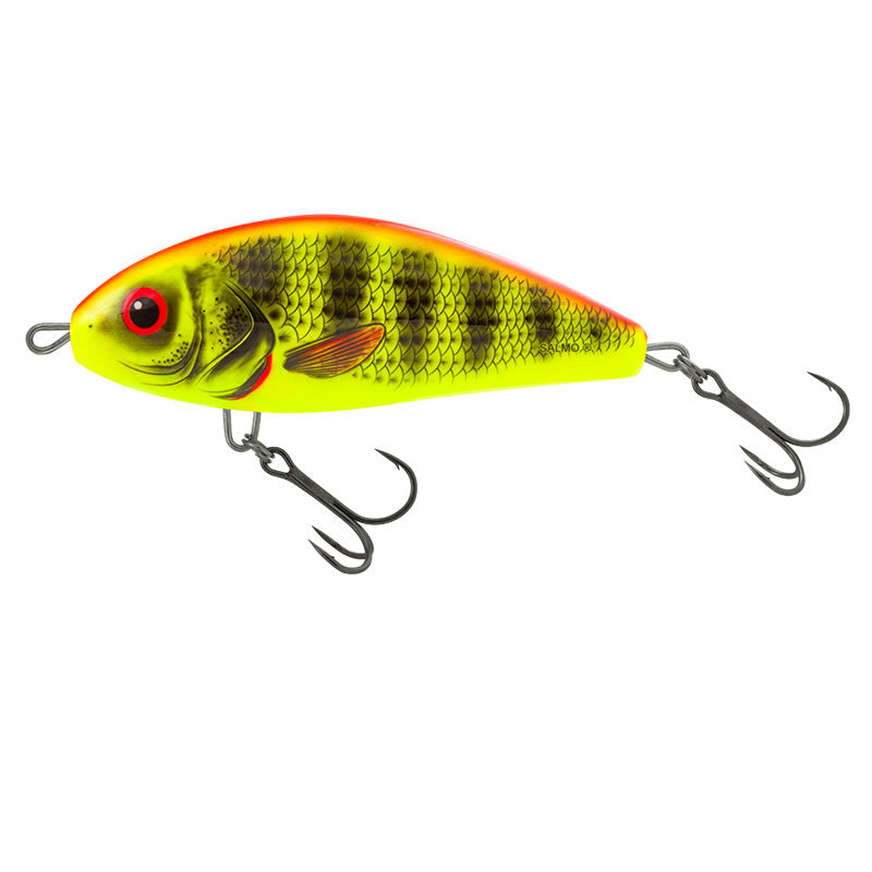 Vobler Salmo Fatso Floating, Emerald Perch, 12cm