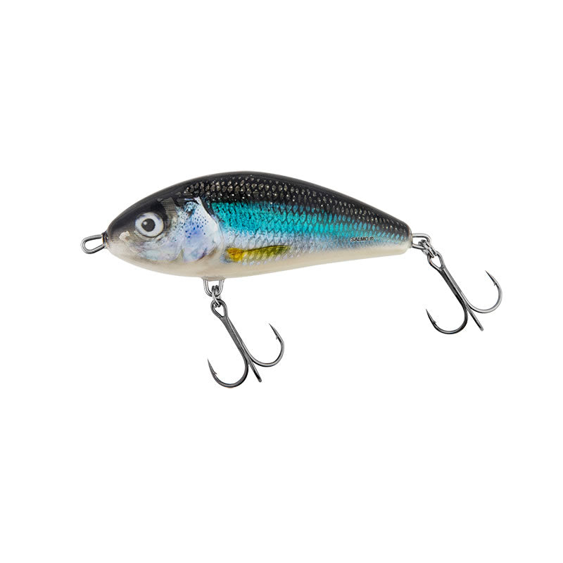 Vobler Salmo Fatso Floating, Spotted Holo Smelt, 12cm