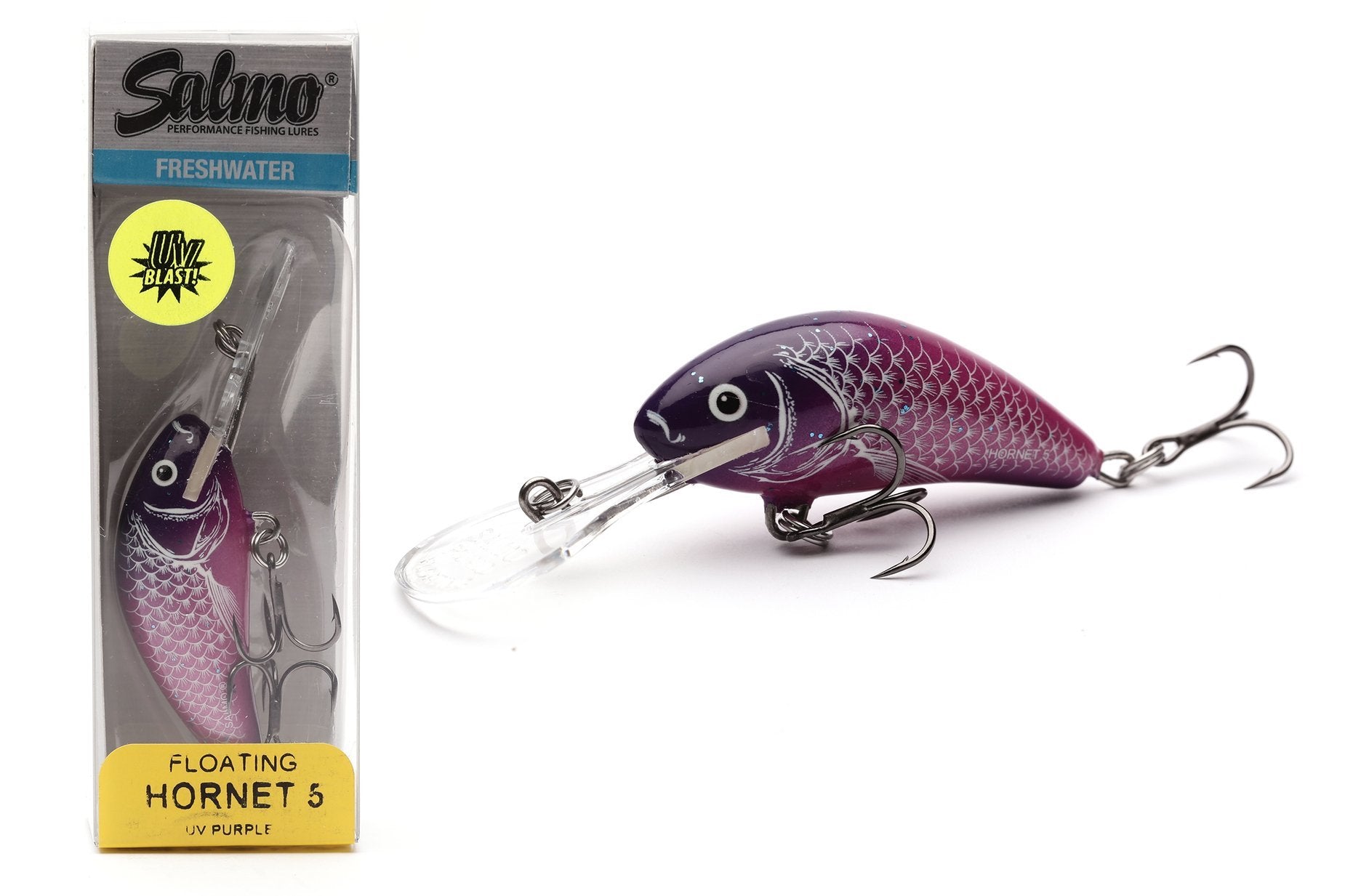 Vobler Salmo Hornet Floating UV Purple