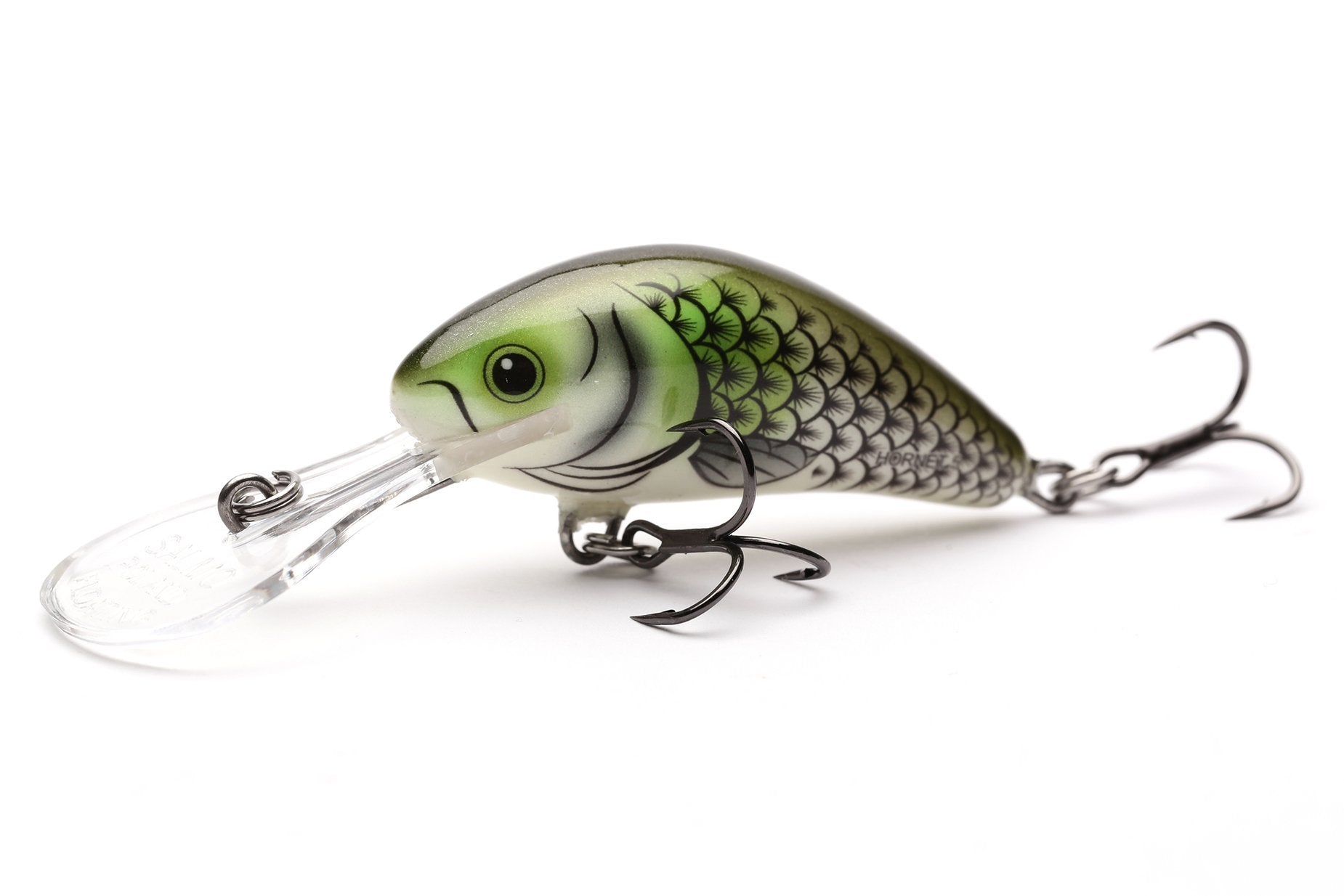 Vobler Salmo Hornet Sinking Olive Hot Spot