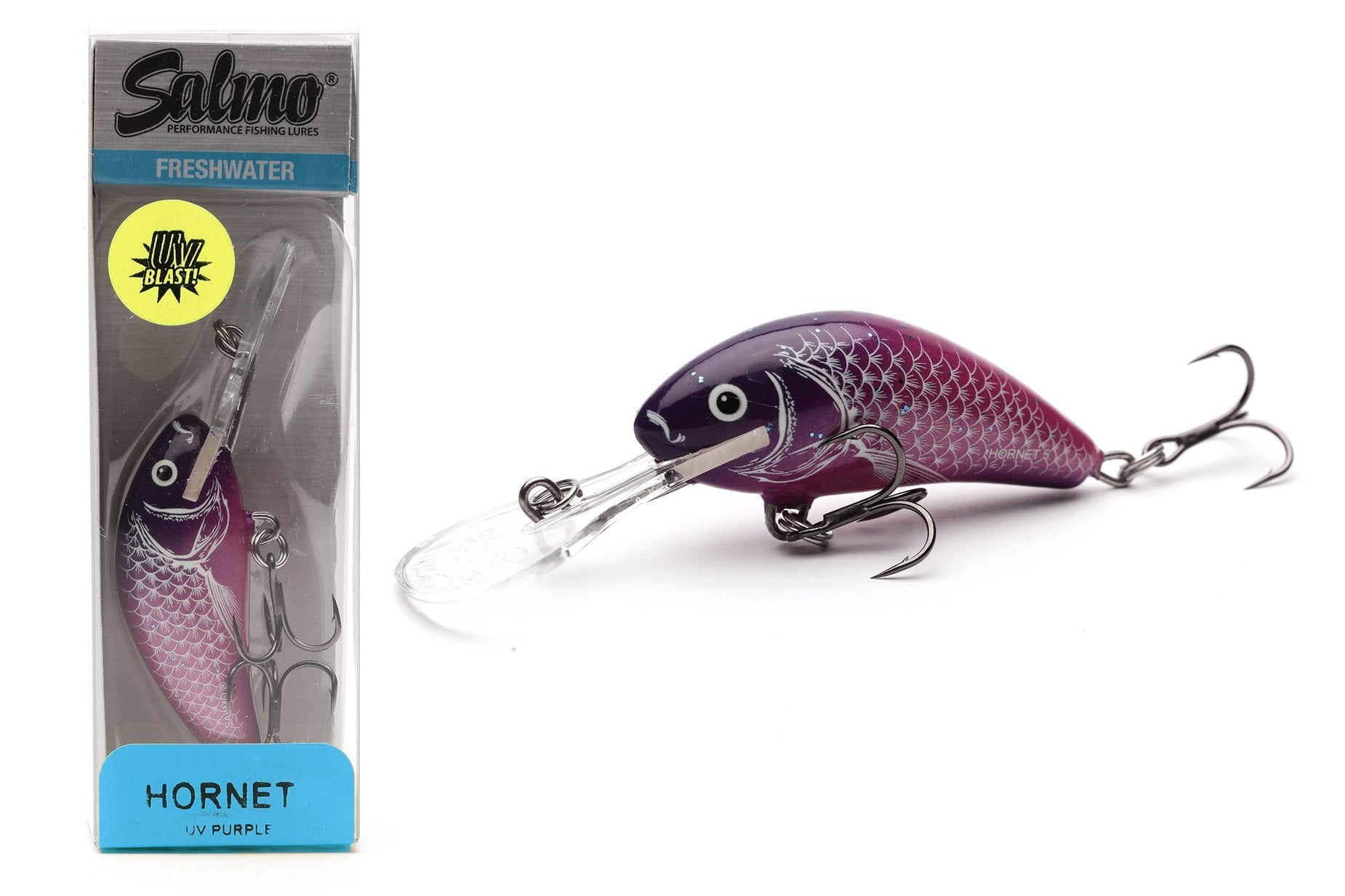 Vobler Salmo Hornet Sinking UV Purple