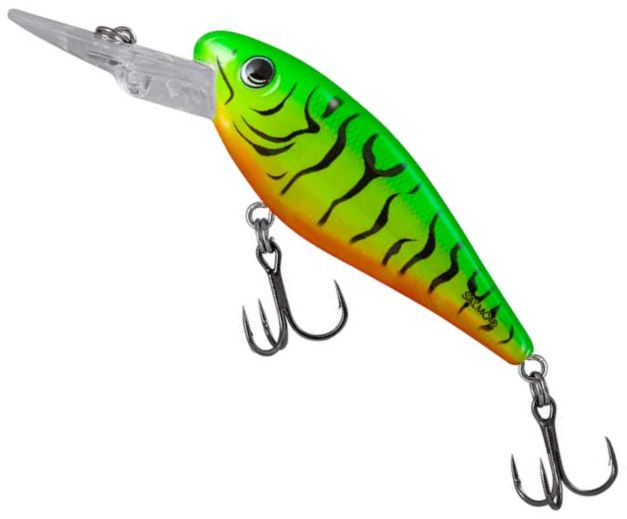 Vobler Salmo Rattlin Executor Floating, Green Tiger, 5cm, 1buc/pac