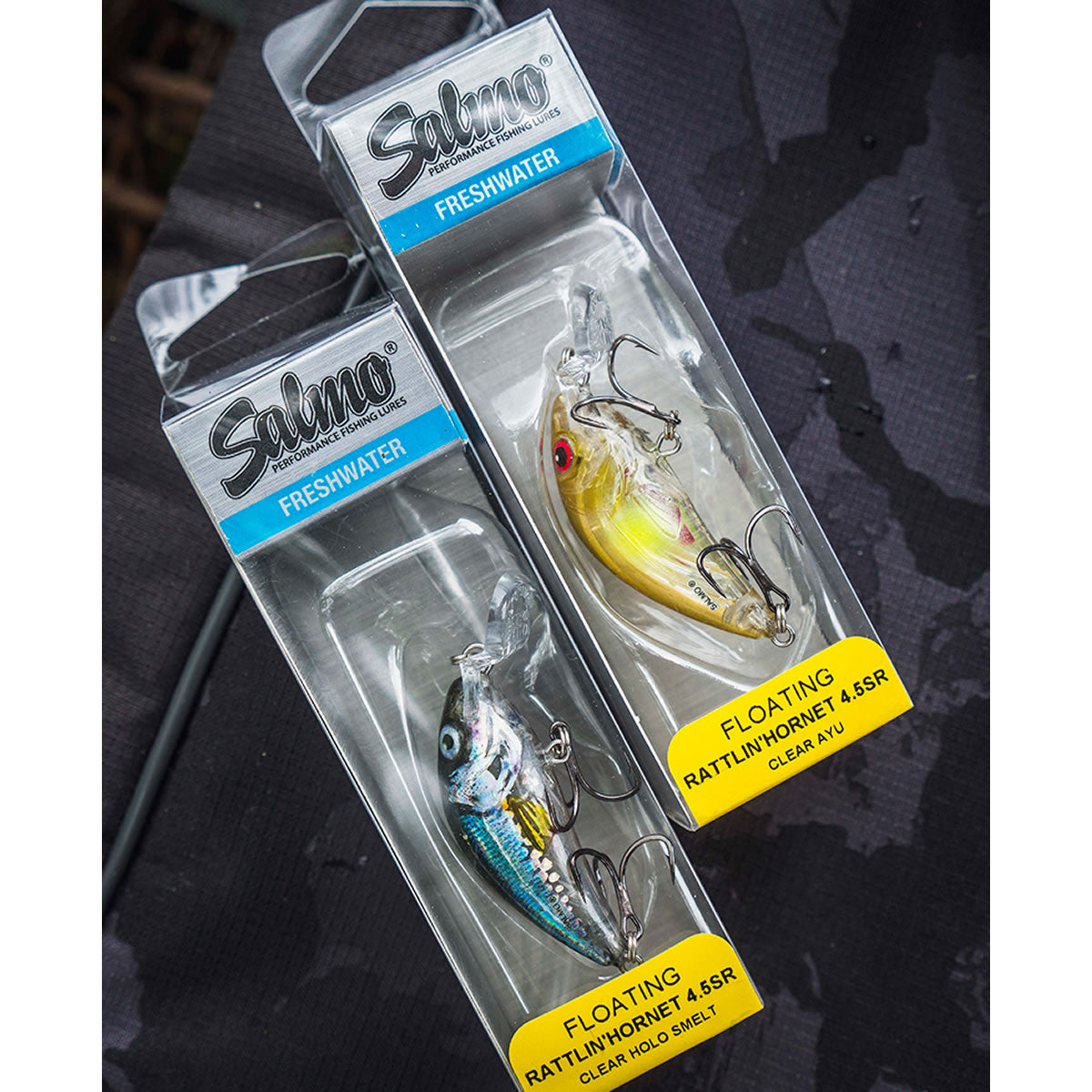Vobler Salmo Rattlin Hornet Shallow, Clear Ayu, 3.5cm, 3g 
