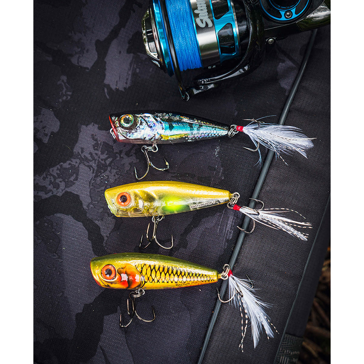 Vobler Salmo Rattlin Pop Clear Ayu, 7cm, 12.5g