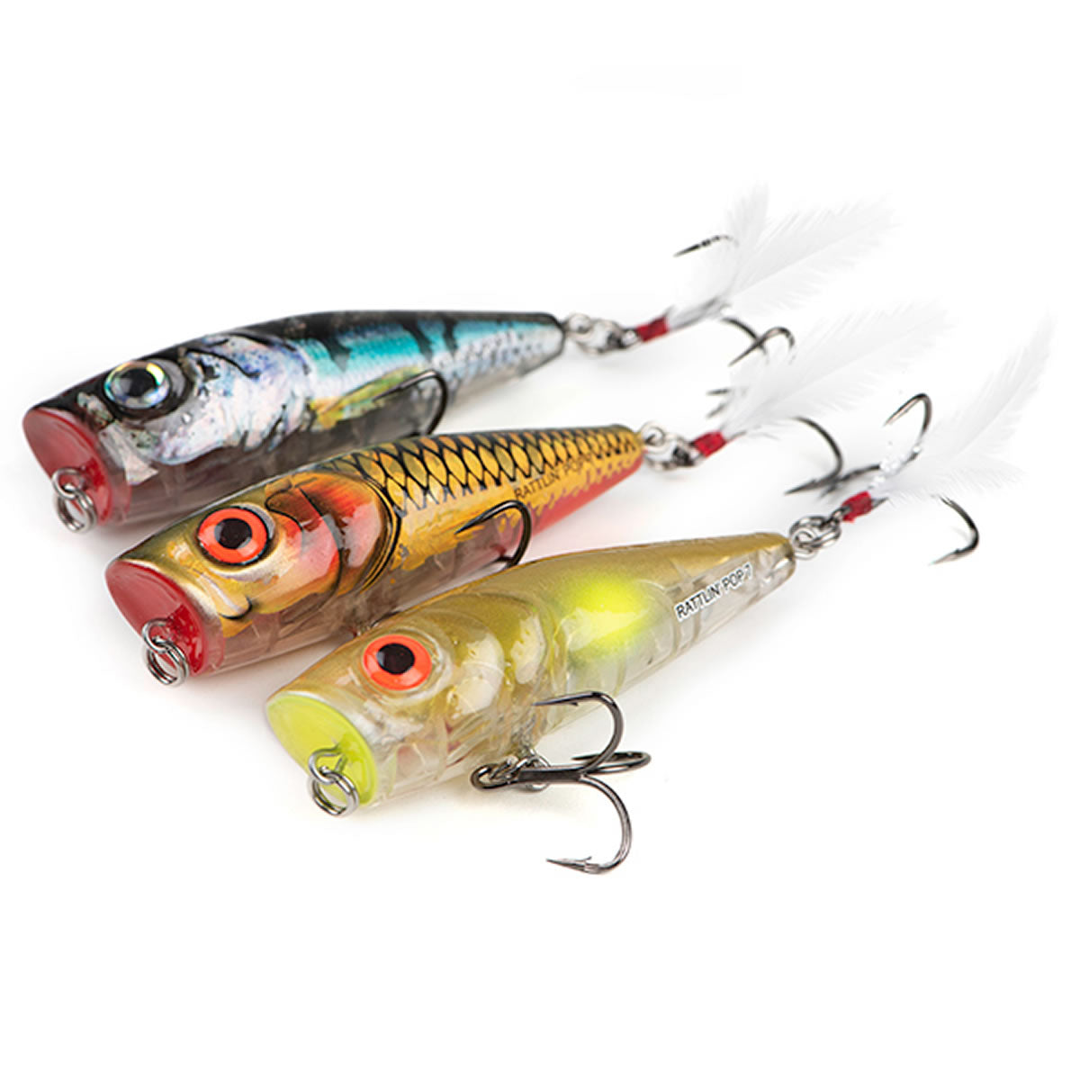 Vobler Salmo Rattlin Pop Clear Golden Prey, 7cm, 12.5g