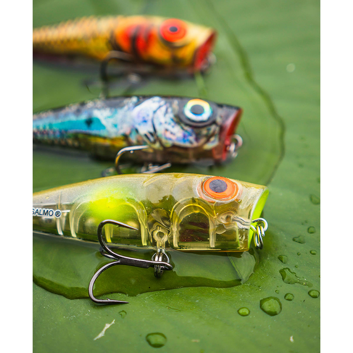 Vobler Salmo Rattlin Pop Clear Holo Smelt, 7cm, 12.5g