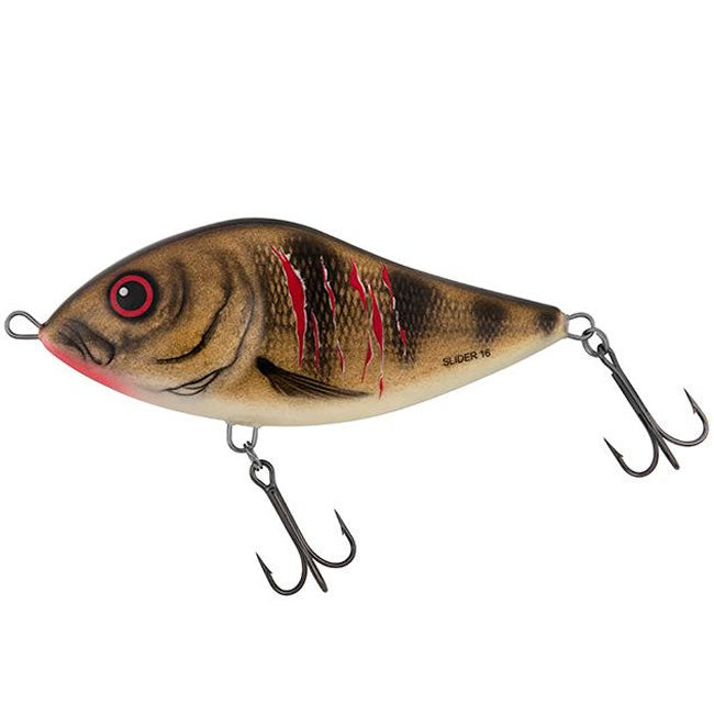 Vobler Salmo Slider 16S Limited Edition Wounded Emerald Perch 16cm