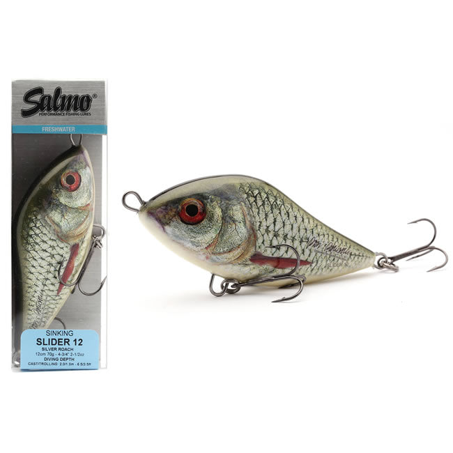 Vobler Salmo Slider Sinking, Silver Roach, 10cm, 46g