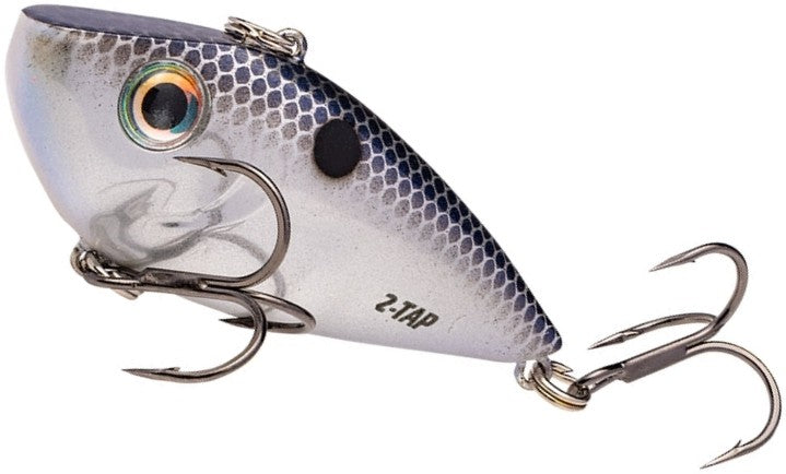  Vobler Strike King Red Eyed Shad Tungsten 2-TAP, Chrome Blue, 7cm, 14.2g