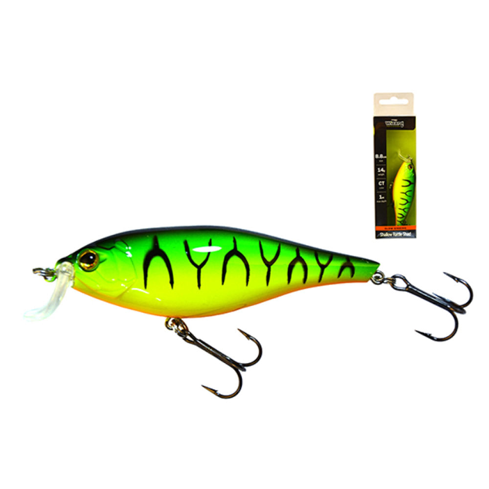 Vobler WIZARD Shallow Rattle Shad, Slow-Sinking, Culoare CT, 8.8cm, 14g, 1buc/pac