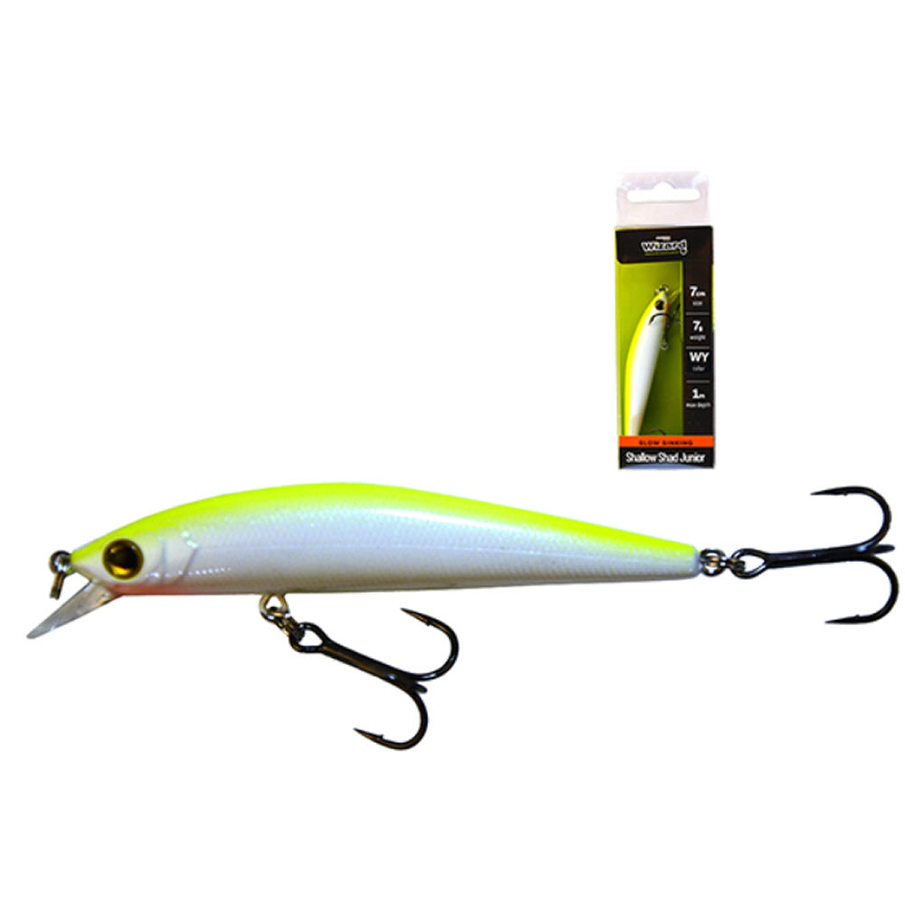 Vobler WIZARD Shallow Shad Junior Slow Sinking, Culoare WY, 7cm, 7g, 1buc/pac