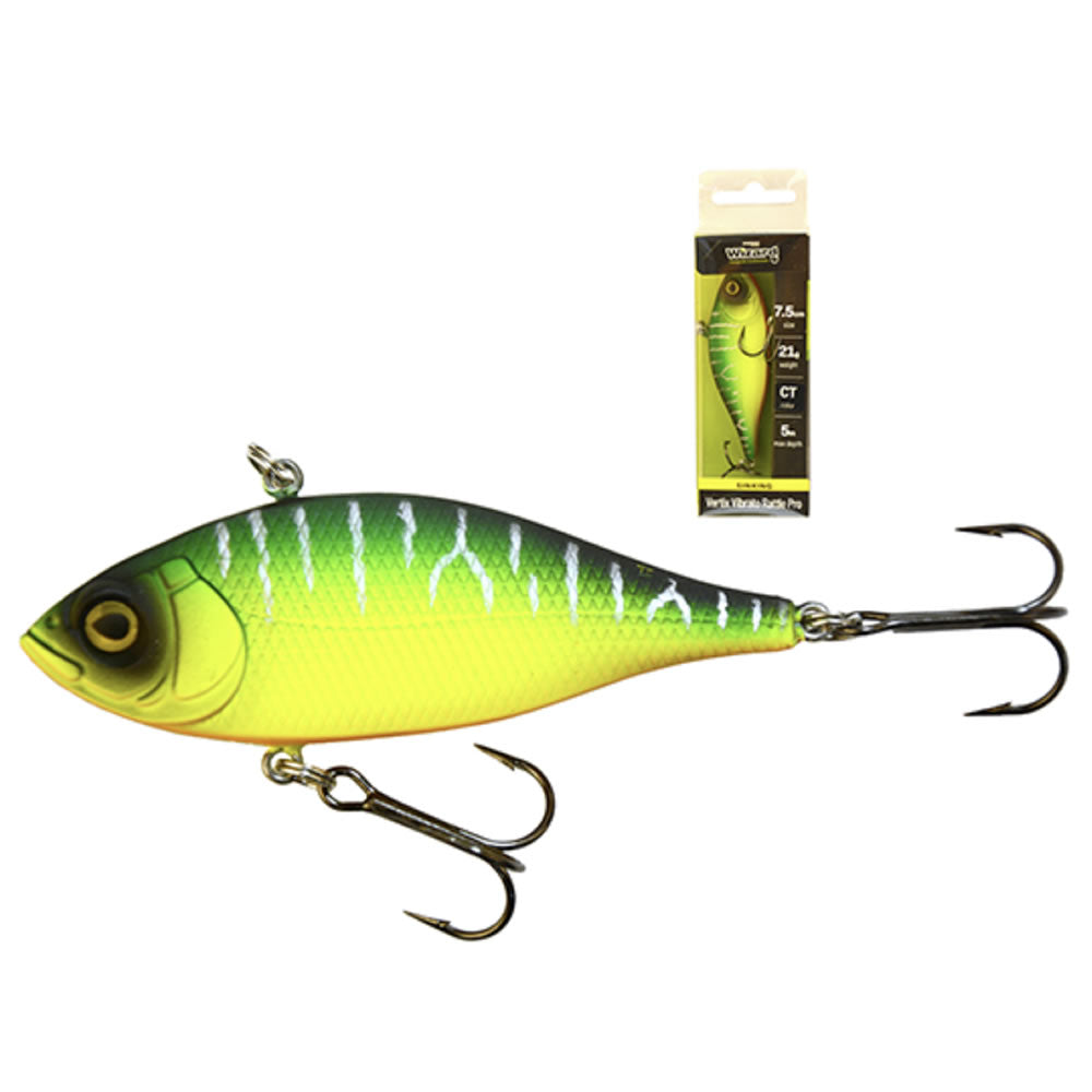 Vobler WIZARD Vertix Vibrato Rattle Pro Sinking, Culoare CT, 7.5cm, 21g, 1buc/pac