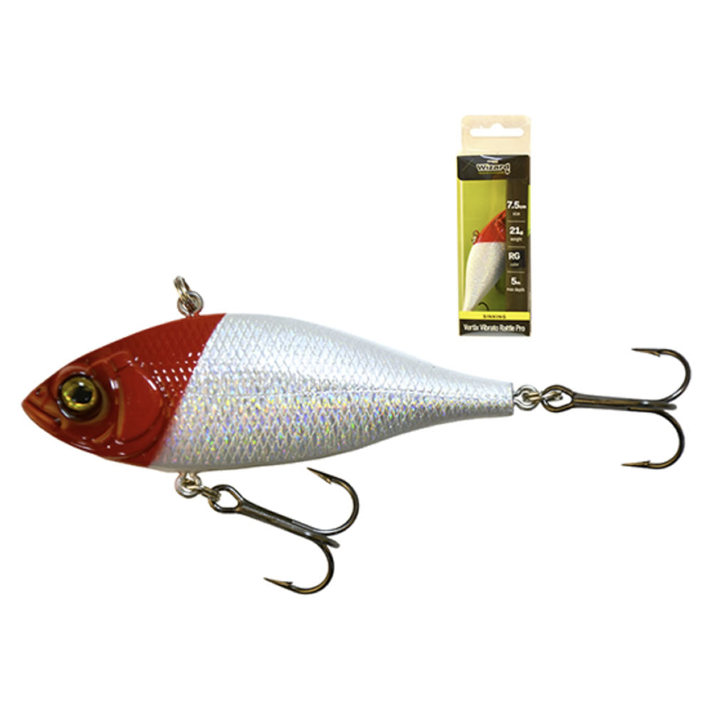 Vobler WIZARD Vertix Vibrato Rattle Pro Sinking, Culoare RG, 7.5cm, 21g, 1buc/pac