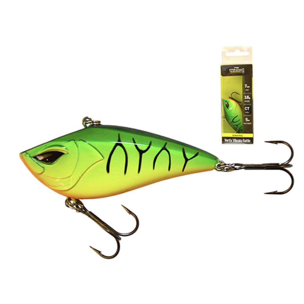 Vobler WIZARD Vertix Vibrato Rattle Sinking, Culoare CT, 7cm, 16g, 1buc/pac
