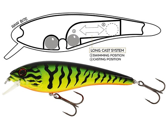 Vobler Westin RawBite 11cm 26g Bluegrass F