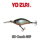 Vobler Yo-Zuri 3D Crank Floating 6.5cm 17g culoare PTS