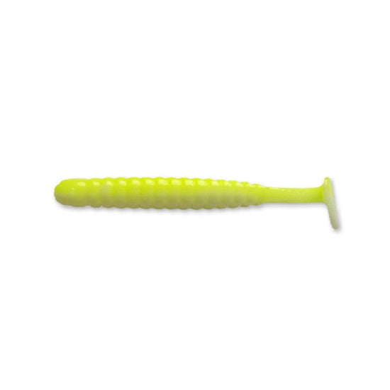 WORM SHAD 4PREDATORS FLOATING 8CM / 6 BUC LIME-WHITE