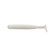 WORM SHAD 4PREDATORS FLOATING 8CM / 6 BUC WHITE PEARL
