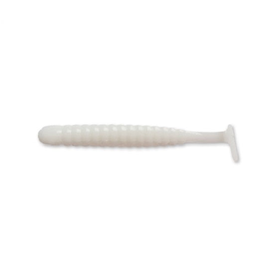 WORM SHAD 4PREDATORS FLOATING 8CM / 6 BUC WHITE PEARL