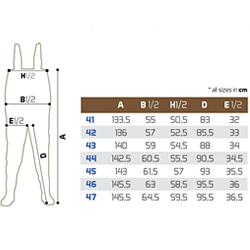 Waders din neopren Delphin ORAVA, Marime 46