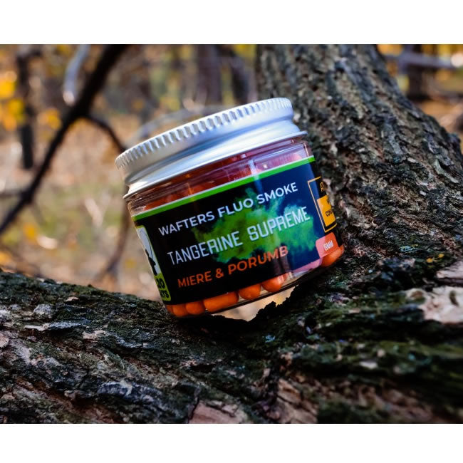 Wafter 2.20 Baits Supreme Tangerine Fluo Smoke, Miere &amp; Porumb, 6mm, 50g 