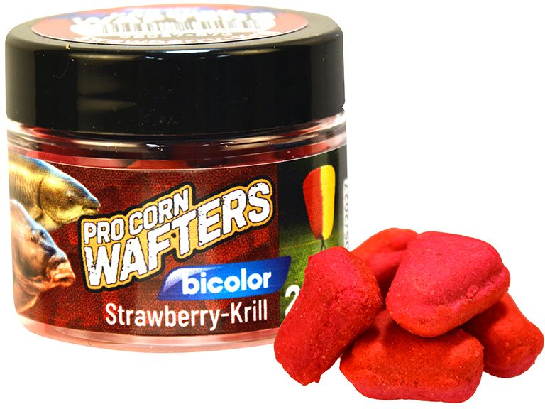 Wafter BENZAR Bicolor Pro Corn, Capsuni Krill, 14mm, 25g